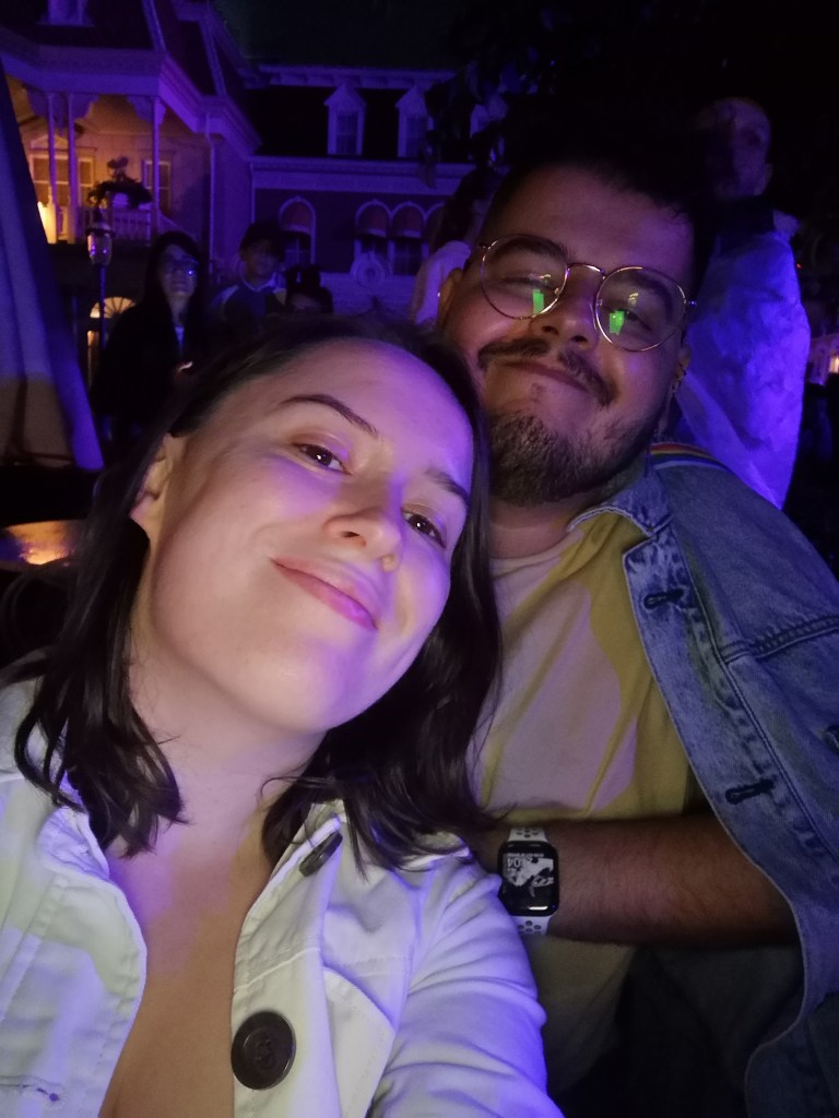 Two very tired beans happy to have been fed, have a seat and to be seeing fireworks