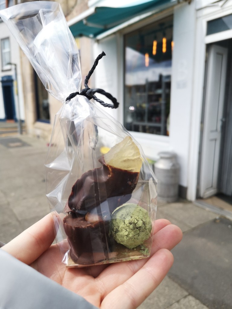A wee bag of chocolates