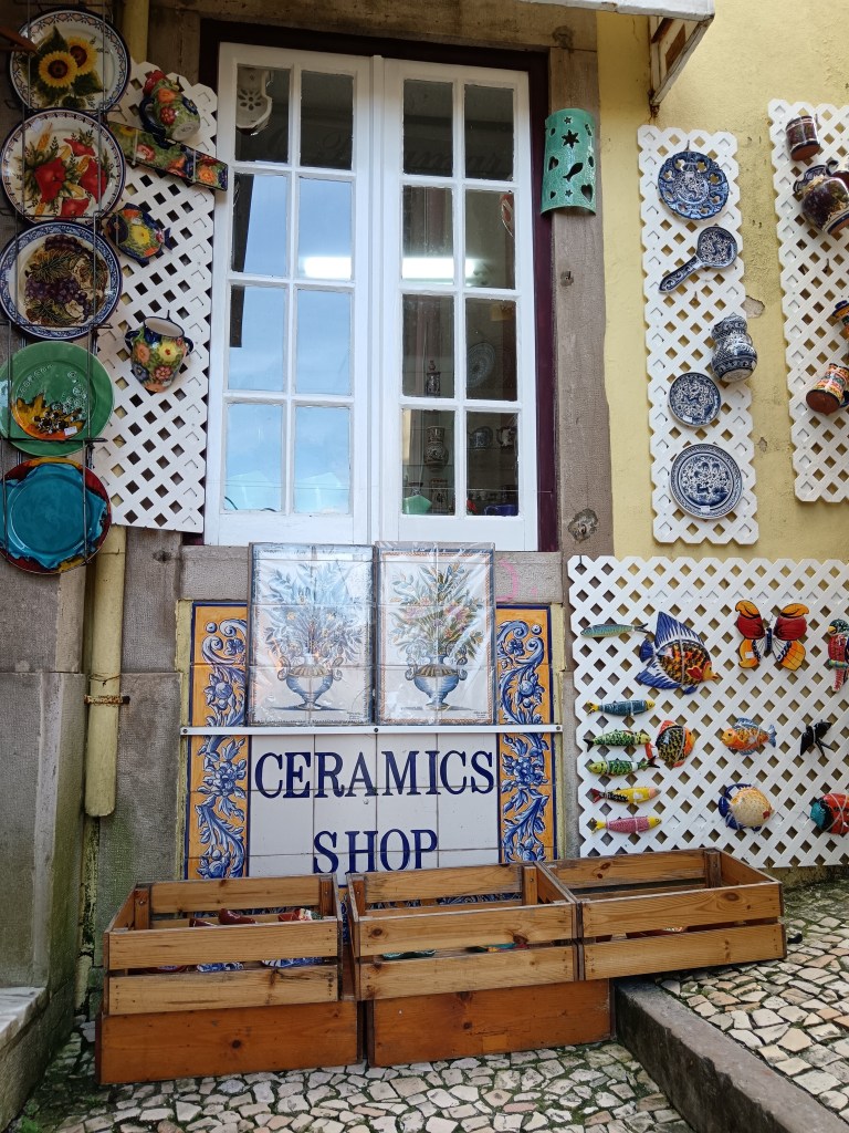The outside of a ceramics shop