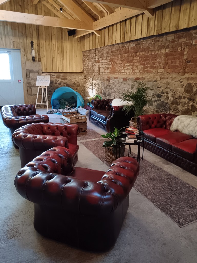 Sofas and kids corner 