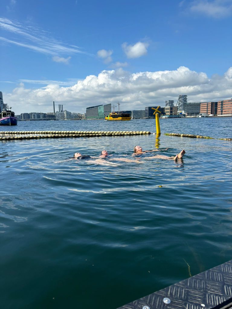We float in the canals of Copenhagen