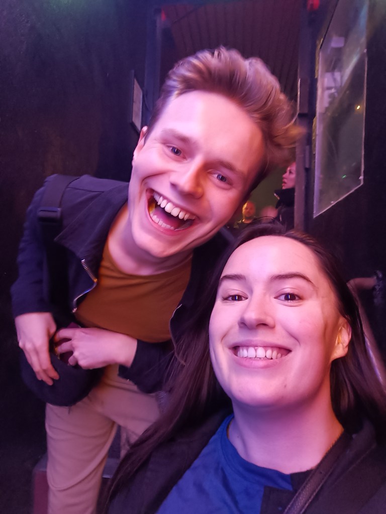 Jack and I smile for a selfie