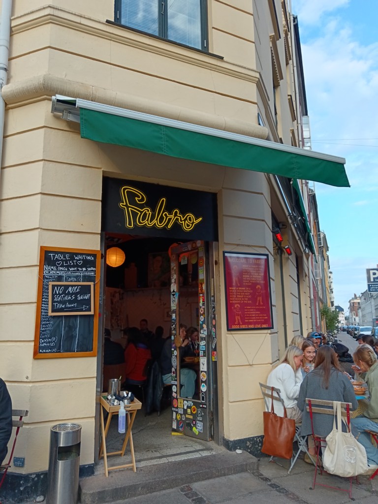 The shop front of Fabro pasta restaurant