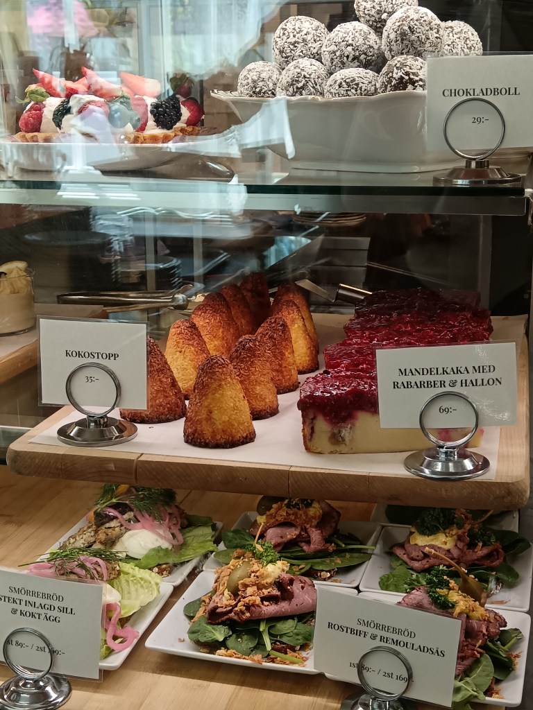 A pastry case
