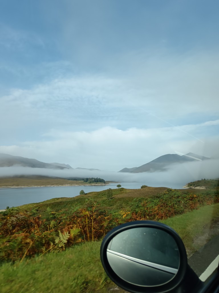 Mist hanging around the mountains