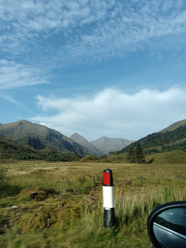 Mountains in the distance 