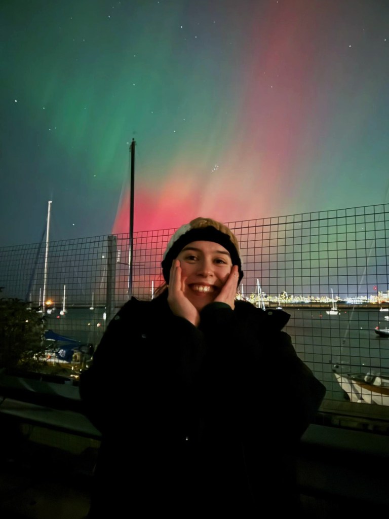 I smile in disbelief