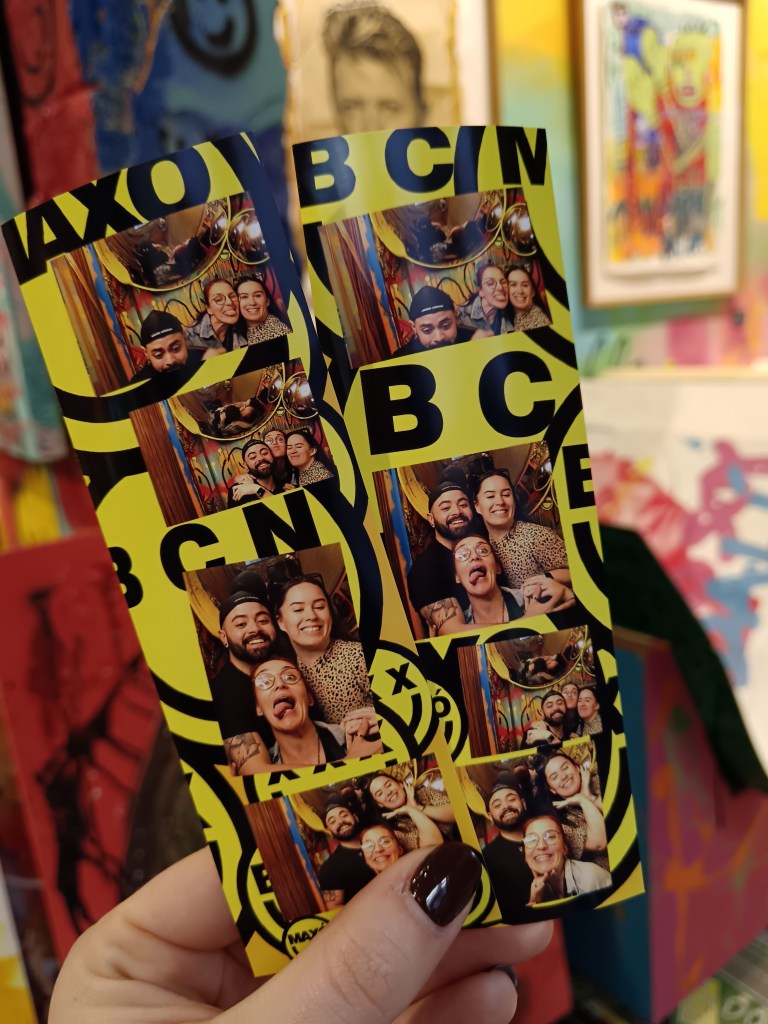 A picture of our photo booth photos