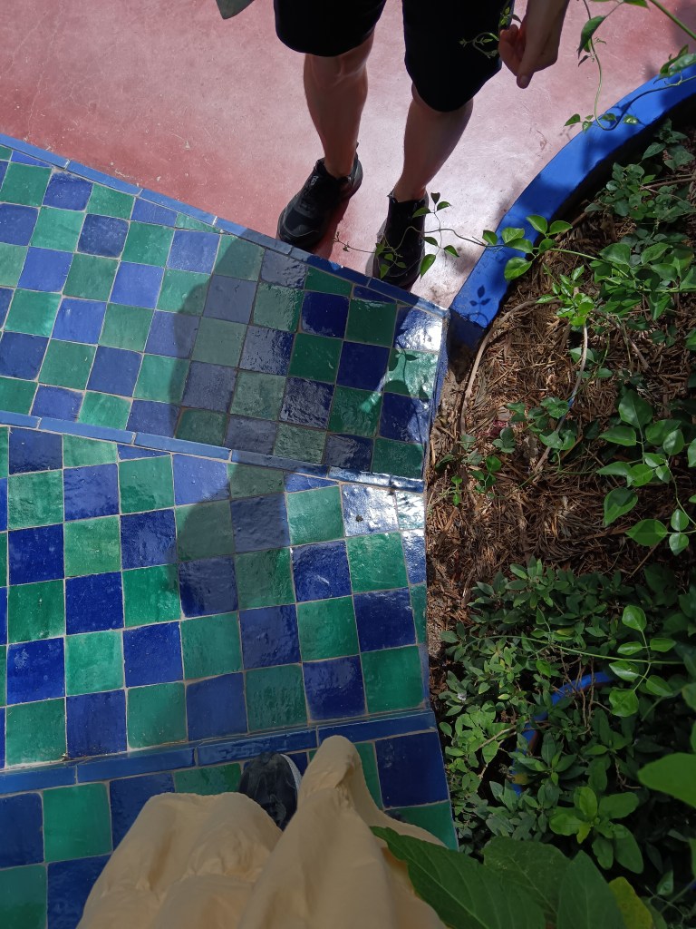 Gorgeous green and blue zellige tiles