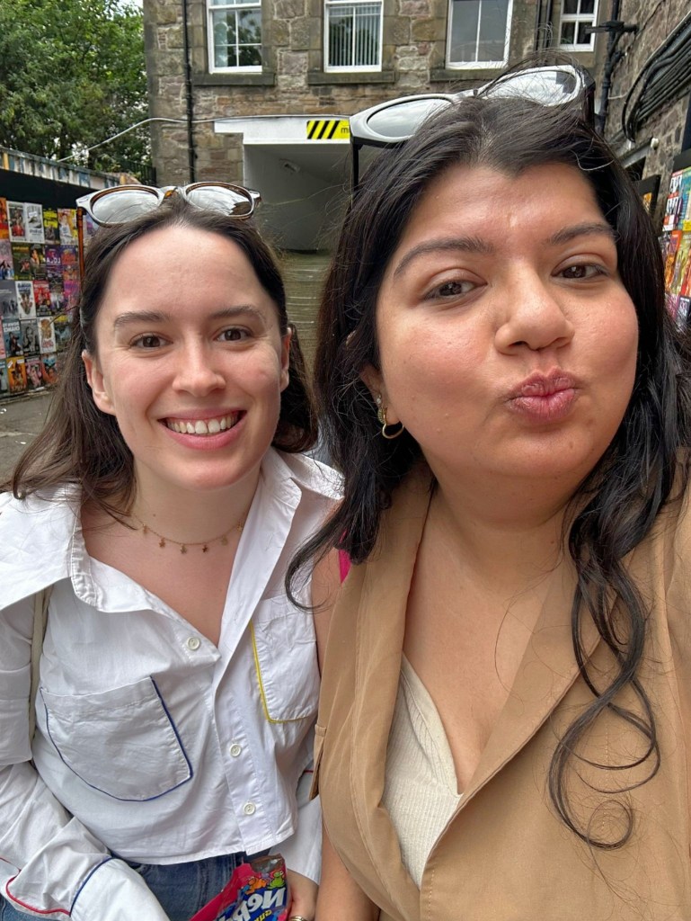 Sabina and I pose for a selfie