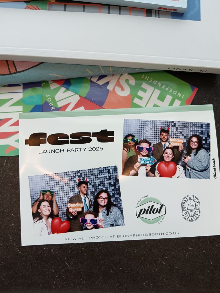 Photobooth images of my group of friends