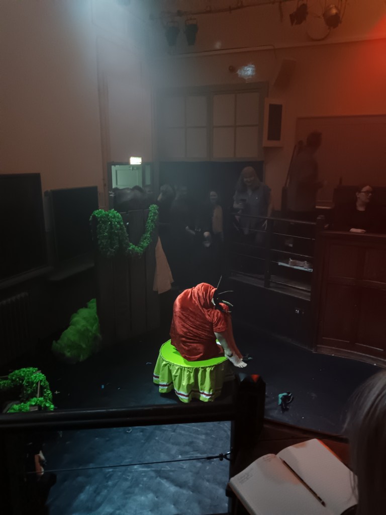 A pickled tomato curls up centre stage