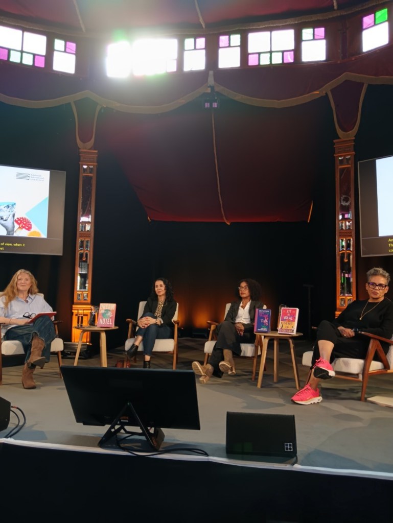 A panel of women who are writers