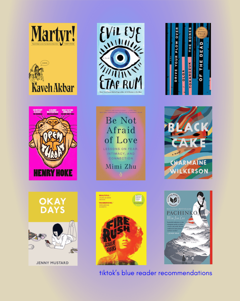 Martyr, Evil Eye, Drive Your Plow Over the Bones of the Dead, Open Throat, Be Not Afraid of Love, Blacl Cake, Okay Days, Fire Rush, Pachinko