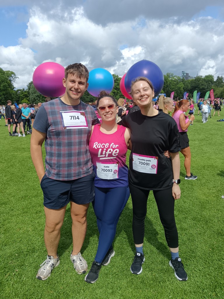 Ethan Ejay and I smile pre fun run