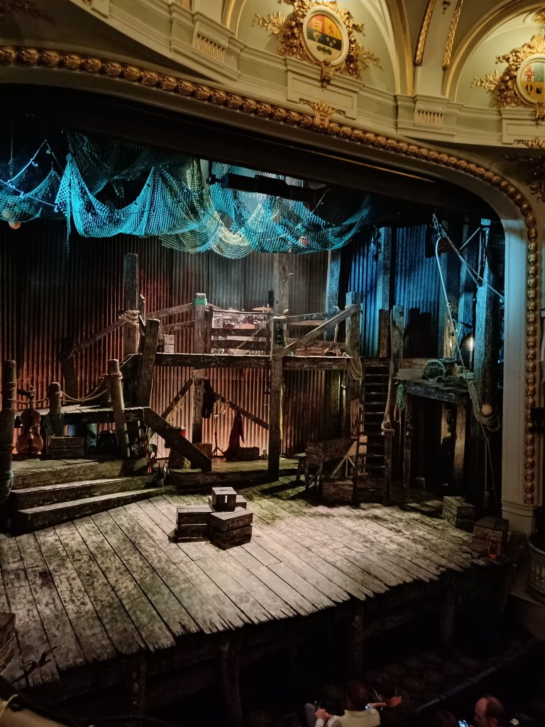 The stage set up for The Curious Case of Benjamin Button