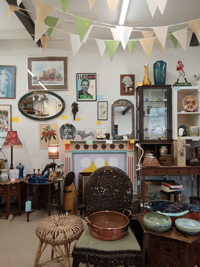 A beautiful antique shop with a collection of curios